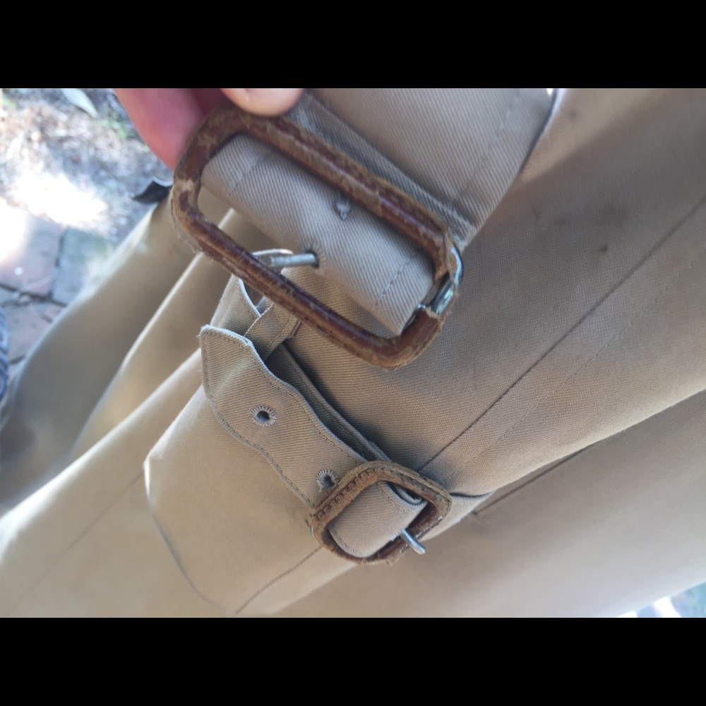 VTG BURBERRYS Trench Coat with Wool Liner - Picture 7 of 16